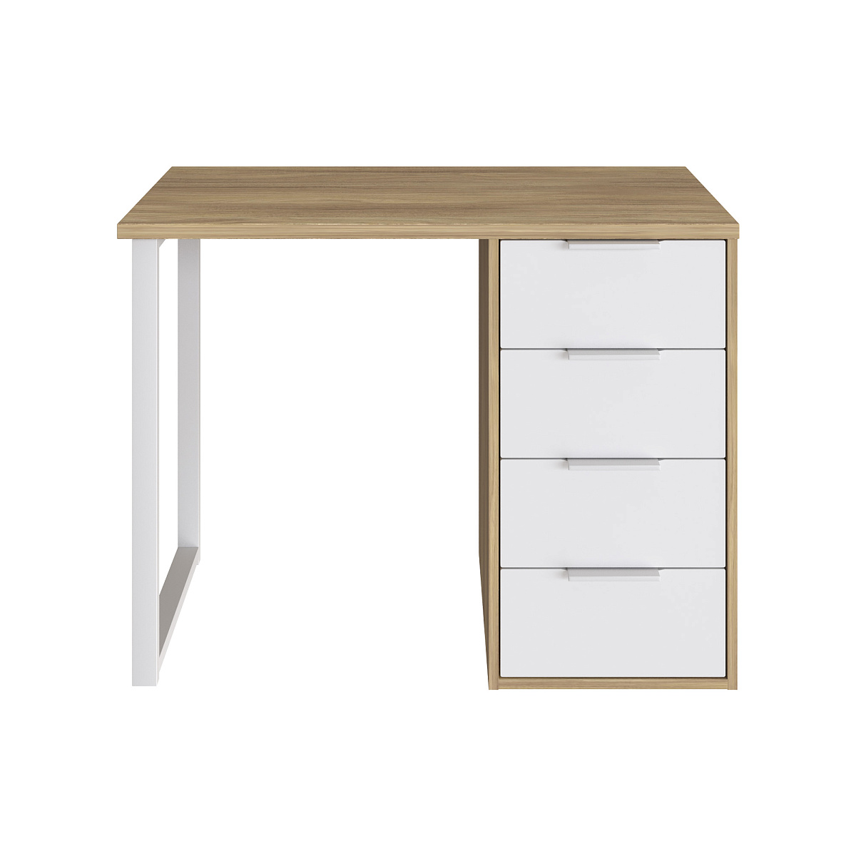 Стол С-414 блэквуд ячменный/меренга (1000х550)