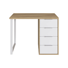 Стол С-414 блэквуд ячменный/меренга (1000х550)