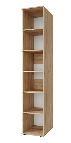 Пенал Эмилия ЭЛ-15К глухой дуб крафт золотой/меренга